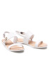 Tommy Hilfiger Сандали Round Th Flat Sandal FW0FW06230 Бял - Pepit.bg