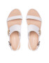 Tommy Hilfiger Сандали Round Th Flat Sandal FW0FW06230 Бял - Pepit.bg