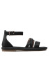 Tommy Hilfiger Сандали Sandal T3A2-32173-0371 S Черен - Pepit.bg