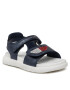 Tommy Hilfiger Сандали Strass Heart Velcro Sandal T1A2-32752-1367 S Тъмносин - Pepit.bg