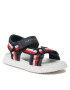 Tommy Hilfiger Сандали Stripes Sandal T3B2-32905-1355 S Тъмносин - Pepit.bg