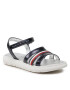 Tommy Hilfiger Сандали Stripes Velcro T4A2-32771-1372 M Тъмносин - Pepit.bg