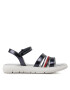 Tommy Hilfiger Сандали Stripes Velcro T4A2-32771-1372 M Тъмносин - Pepit.bg