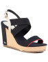 Tommy Hilfiger Сандали Th Basic Hardware High Wedge FW0FW04946 Тъмносин - Pepit.bg
