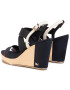 Tommy Hilfiger Сандали Th Basic Hardware High Wedge FW0FW04946 Тъмносин - Pepit.bg