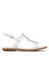 Tommy Hilfiger Сандали Th Flat Sandal FW0FW07068 Бял - Pepit.bg