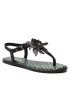 Tommy Hilfiger Сандали Th Geo Print Flat Sandal FW0FW06229 Черен - Pepit.bg