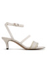 Tommy Hilfiger Сандали Th Webbing Mid Heel Sandal FW0FW07276 Бял - Pepit.bg