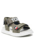 Tommy Hilfiger Сандали Velcro Sandal T3B2-32257-0208 M Зелен - Pepit.bg