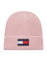 Tommy Hilfiger Шапка Big Flag Beanie AU0AU01500 Розов - Pepit.bg