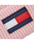 Tommy Hilfiger Шапка Big Flag Beanie AU0AU01500 Розов - Pepit.bg