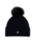 Tommy Hilfiger Шапка Essential Chic Pompom Beanie AW0AW16125 Тъмносин - Pepit.bg