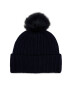 Tommy Hilfiger Шапка Essential Chic Pompom Beanie AW0AW16125 Тъмносин - Pepit.bg