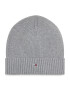 Tommy Hilfiger Шапка Essential Flag Beanie AM0AM10337 Сив - Pepit.bg