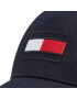 Tommy Hilfiger Шапка с козирка Big Flag Cap AM0AM06943 Тъмносин - Pepit.bg