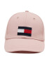 Tommy Hilfiger Шапка с козирка Big Flag Cap AU0AU01076 Розов - Pepit.bg