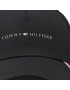 Tommy Hilfiger Шапка с козирка Downtown AM0AM10865 Черен - Pepit.bg