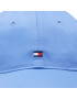 Tommy Hilfiger Шапка с козирка Essential Flag Cap AW0AW14155 Син - Pepit.bg