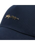 Tommy Hilfiger Шапка с козирка Signature Fresh Cap AW0AW10618 Тъмносин - Pepit.bg