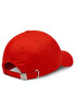 Tommy Hilfiger Шапка с козирка Small Flag Cap AU0AU01528 Червен - Pepit.bg