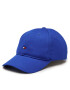 Tommy Hilfiger Шапка с козирка Small Flag Cap AU0AU01528 Син - Pepit.bg