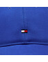 Tommy Hilfiger Шапка с козирка Small Flag Cap AU0AU01528 Син - Pepit.bg