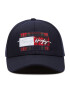 Tommy Hilfiger Шапка с козирка Th Signature Flag Cap AM0AM07037 Тъмносин - Pepit.bg