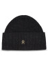 Tommy Hilfiger Шапка Th Evening Beanie AW0AW15319 Черен - Pepit.bg