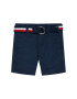 Tommy Hilfiger Шорти от плат Essential Belted Chino KB0KB05769 M Тъмносин Slim Fit - Pepit.bg