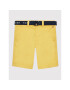 Tommy Hilfiger Шорти от плат Essential KB0KB07399 M Жълт Slim Fit - Pepit.bg