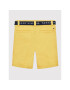 Tommy Hilfiger Шорти от плат Essential KB0KB07399 M Жълт Slim Fit - Pepit.bg