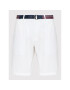 Tommy Hilfiger Шорти от плат Harlem MW0MW26620 Бял Relaxed Fit - Pepit.bg