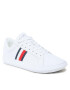 Tommy Hilfiger Сникърси Corporate Cup Leather Cup Stripes FM0FM04550 Бял - Pepit.bg