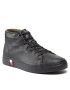 Tommy Hilfiger Сникърси Corporate High Modern Vulc Lea FM0FM03740 Черен - Pepit.bg