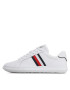 Tommy Hilfiger Сникърси Corporate Leather Cup Stripes FM0FM04732 Бял - Pepit.bg