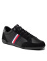 Tommy Hilfiger Сникърси Corporate Material Mix Leather FM0FM03741 Черен - Pepit.bg