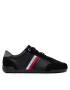 Tommy Hilfiger Сникърси Corporate Material Mix Leather FM0FM03741 Черен - Pepit.bg