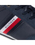 Tommy Hilfiger Сникърси Corporate Material Mix Leather FM0FM03741 Тъмносин - Pepit.bg