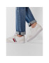 Tommy Hilfiger Сникърси Corporate Mix Leather Cupsole FM0FM04015 Бял - Pepit.bg