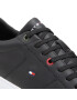 Tommy Hilfiger Сникърси Corporate Vulc Leather FM0FM03997 Черен - Pepit.bg