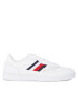 Tommy Hilfiger Сникърси Court Cupsole Retro Lth Stripes FM0FM04828 Бял - Pepit.bg