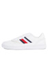 Tommy Hilfiger Сникърси Court Cupsole Retro Lth Stripes FM0FM04828 Бял - Pepit.bg