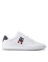 Tommy Hilfiger Сникърси Cupsole Leather Monogram FM0FM04276 Бял - Pepit.bg