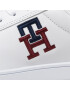 Tommy Hilfiger Сникърси Cupsole Leather Monogram FM0FM04276 Бял - Pepit.bg