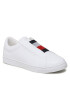 Tommy Hilfiger Сникърси Elastic Slip On FW0FW07032 Бял - Pepit.bg