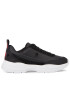 Tommy Hilfiger Сникърси Elevated Global Stripes Runner FW0FW07607 Черен - Pepit.bg