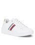 Tommy Hilfiger Сникърси Elevated Global Stripes Sneaker FW0FW07446 Бял - Pepit.bg