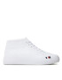 Tommy Hilfiger Сникърси Elevated Vulc Leather Mid FM0FM04419 Бял - Pepit.bg