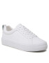 Tommy Hilfiger Сникърси Embossed Vulc FW0FW07376 Бял - Pepit.bg