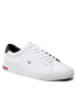 Tommy Hilfiger Сникърси Essential Leather Detail Vulc FM0FM04047 Бял - Pepit.bg